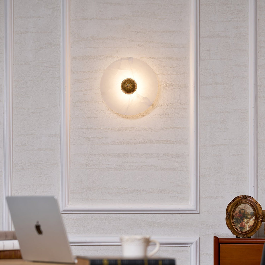 Lampa Ścienna Nayra Alabaster