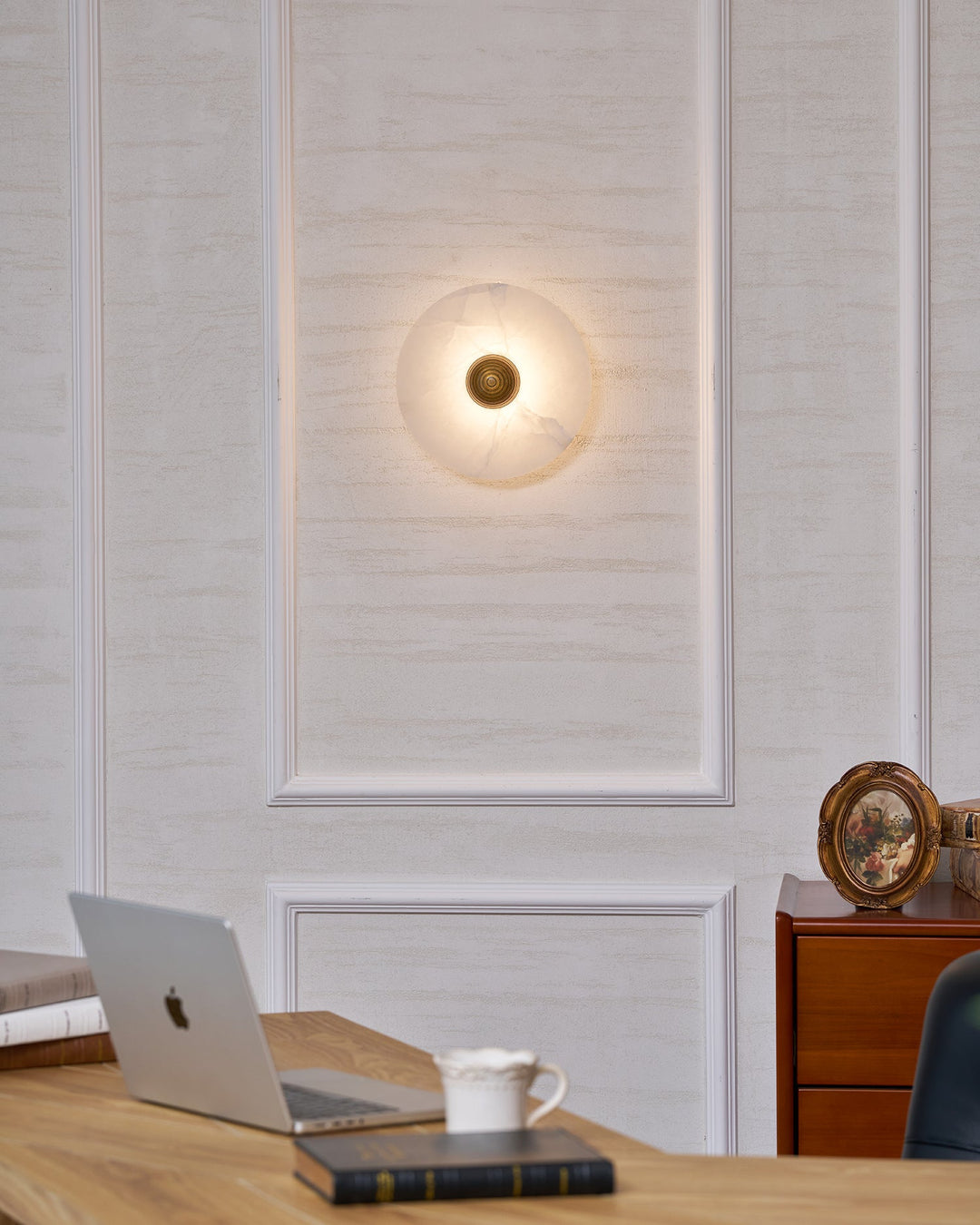 Lampa Ścienna Nayra Alabaster