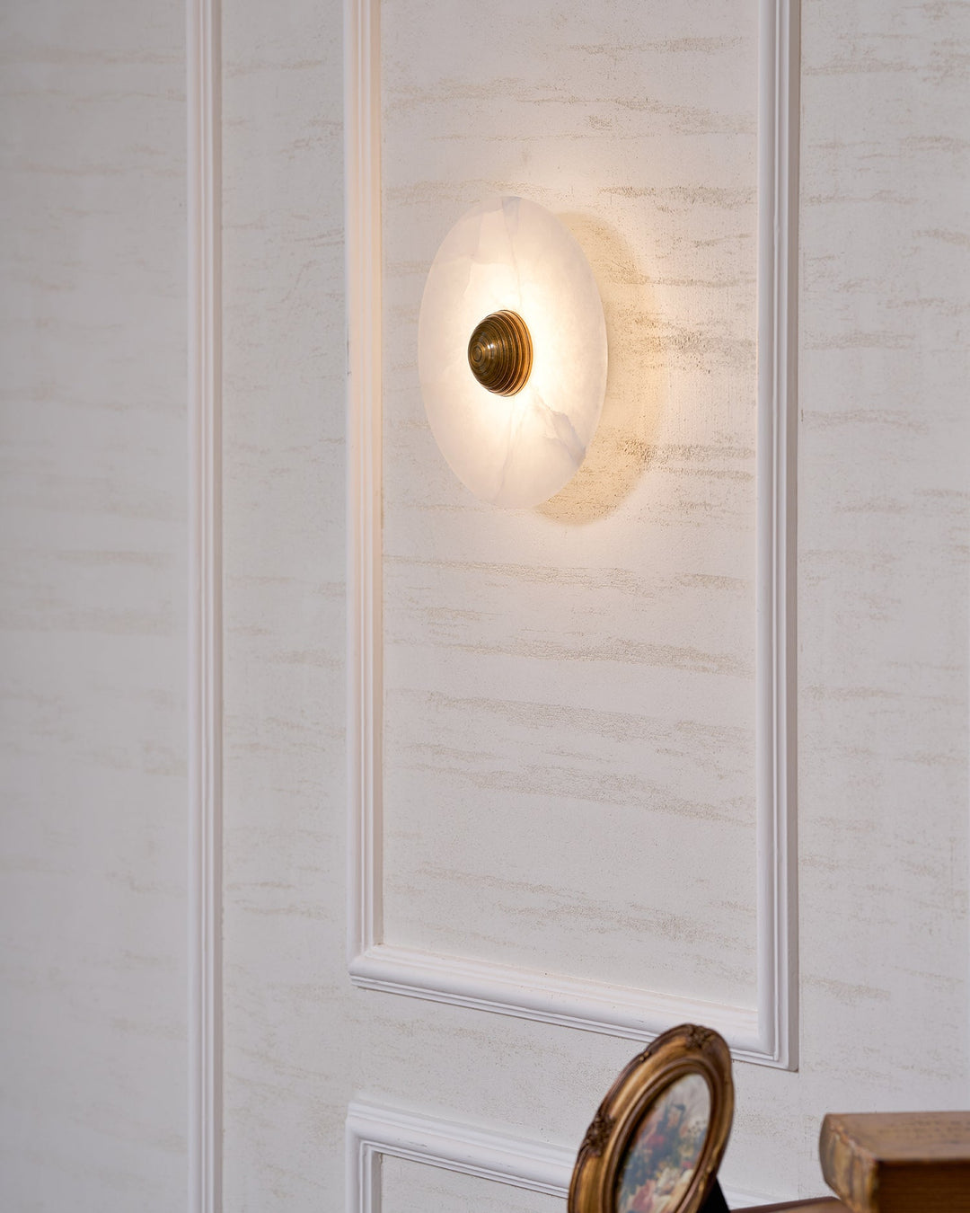 Lampa Ścienna Nayra Alabaster