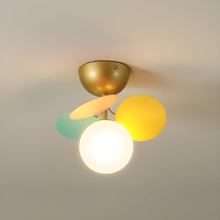 Okrągła Lampa sufitowa Macaron