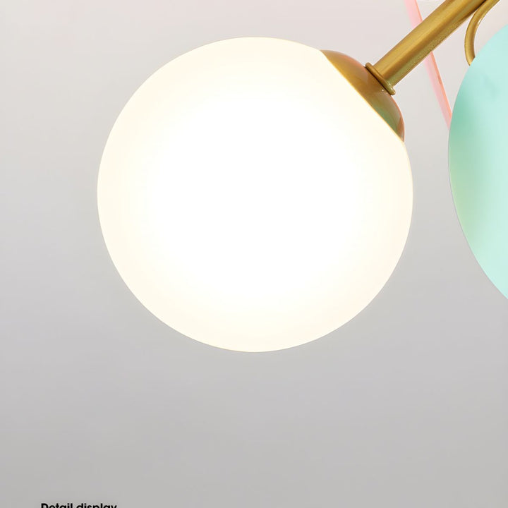 Okrągła Lampa sufitowa Macaron