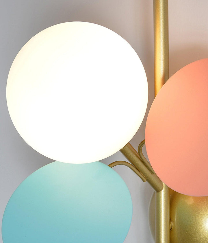 Okrągła Lampa Ścienna Macaron