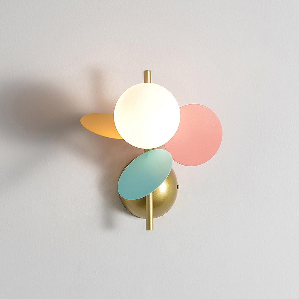 Okrągła Lampa Ścienna Macaron