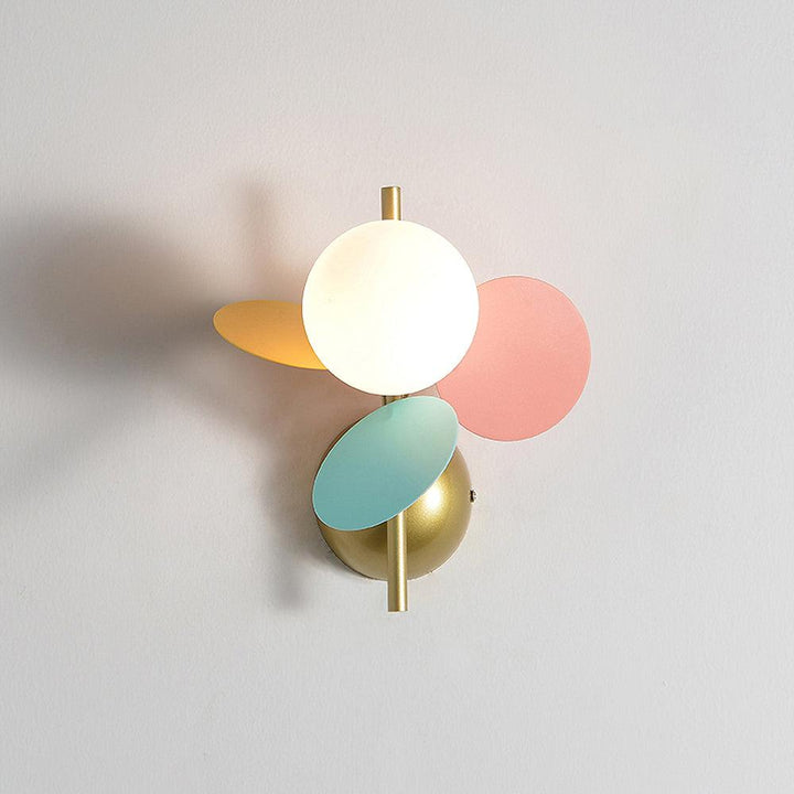 Okrągła Lampa Ścienna Macaron