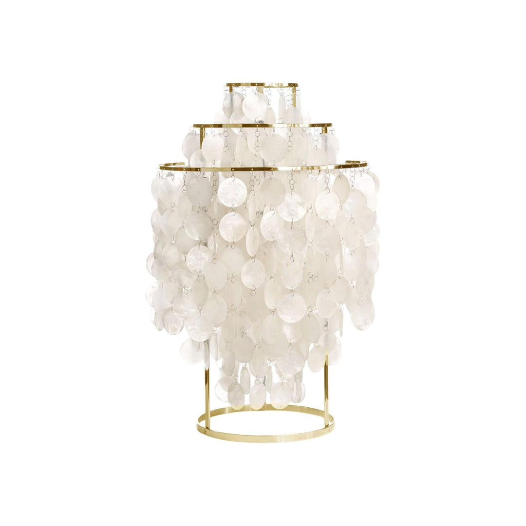 Lampa stołowa z muszli