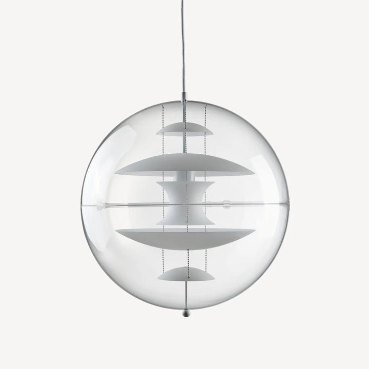 Lampa wisząca w kształcie okrągłej kuli