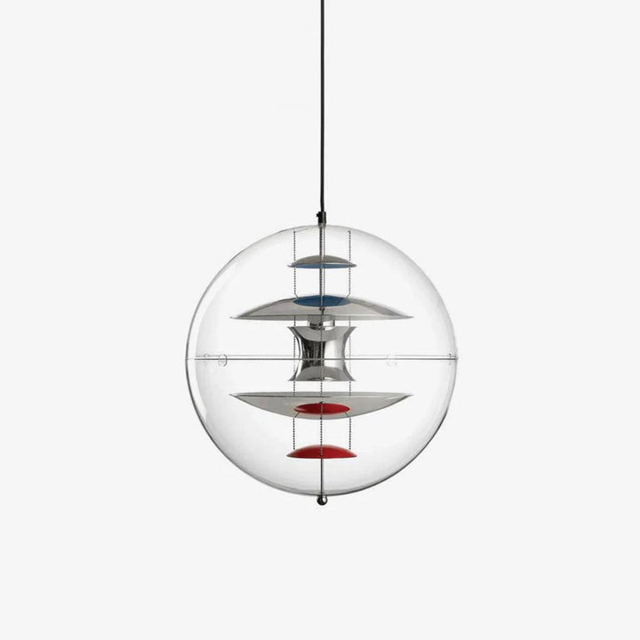 Lampa wisząca w kształcie okrągłej kuli
