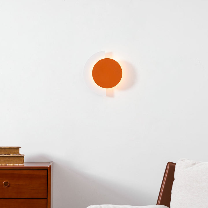 Zaokrąglona Lampa Ścienna Sztuki Abstrakcyjnej