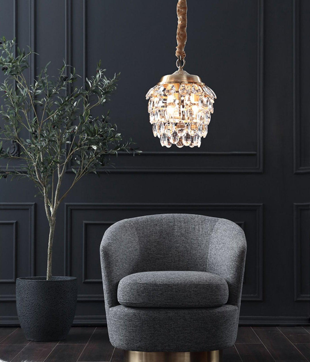 Lampa Wisząca Kryształowa Roxanne