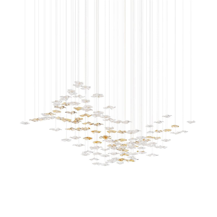 Lampa wisząca z szklanymi wisiorkami Tidal Art