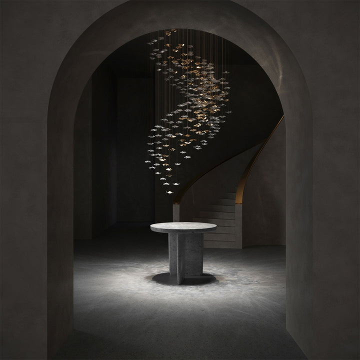 Lampa wisząca z szklanymi wisiorkami Tidal Art