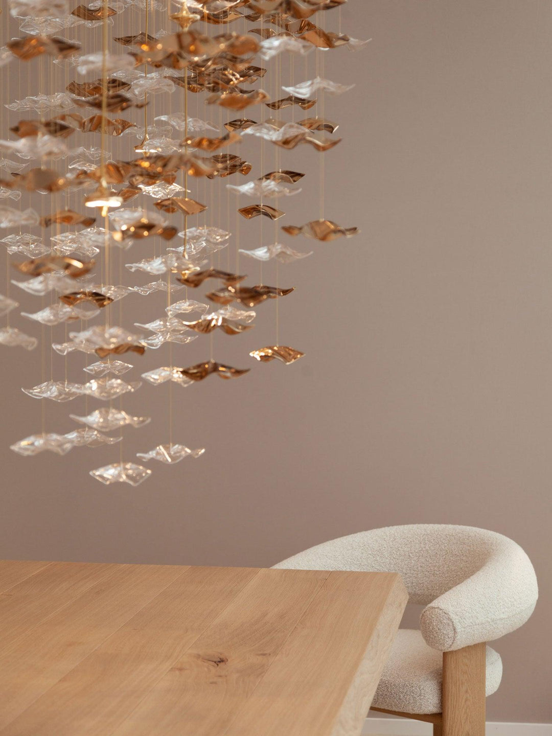 Lampa wisząca z szklanymi wisiorkami Tidal Art