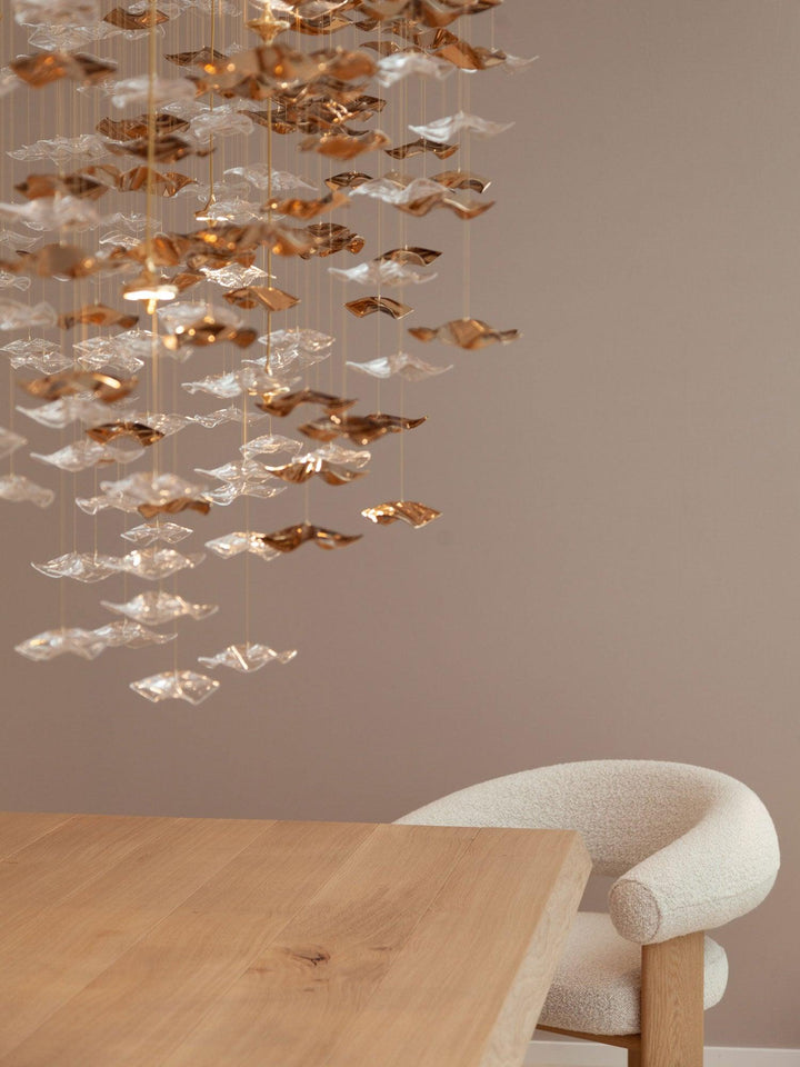 Lampa wisząca z szklanymi wisiorkami Tidal Art