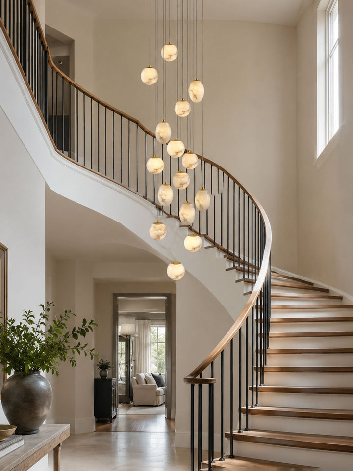 Lampa wisząca Selunia Alabaster
