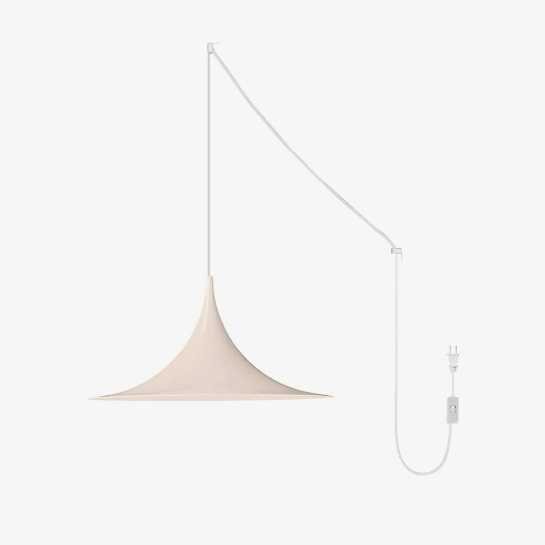 Lampa wisząca Semi z przewodem zawieszanym na haku