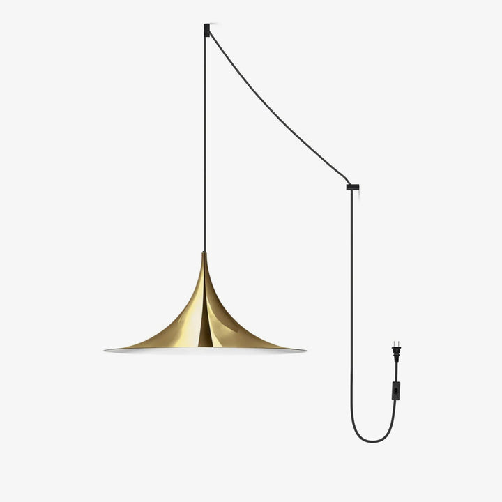 Lampa wisząca Semi z przewodem zawieszanym na haku