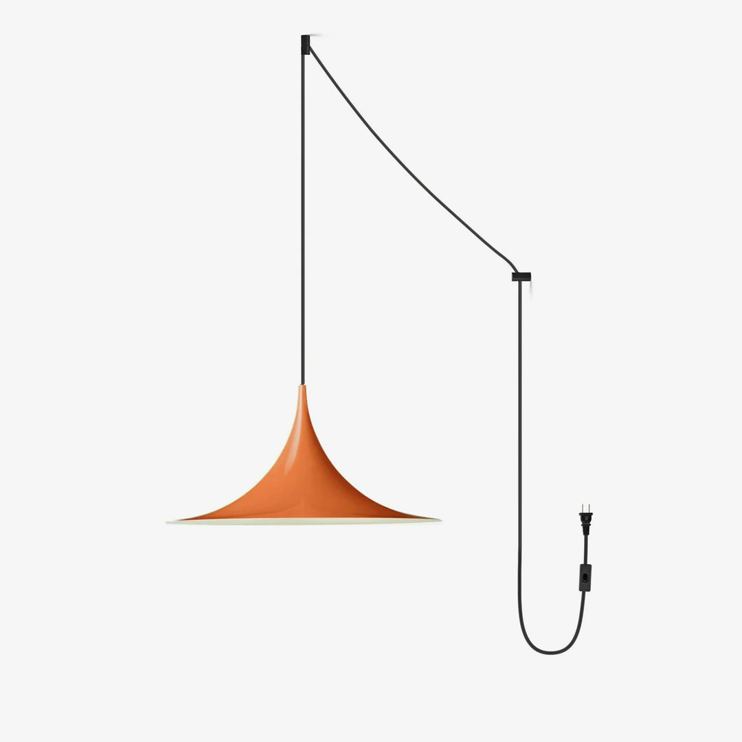 Lampa wisząca Semi z przewodem zawieszanym na haku