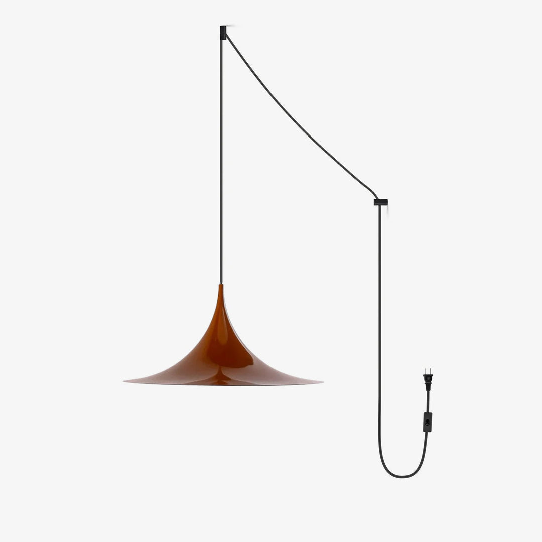 Lampa wisząca Semi z przewodem zawieszanym na haku