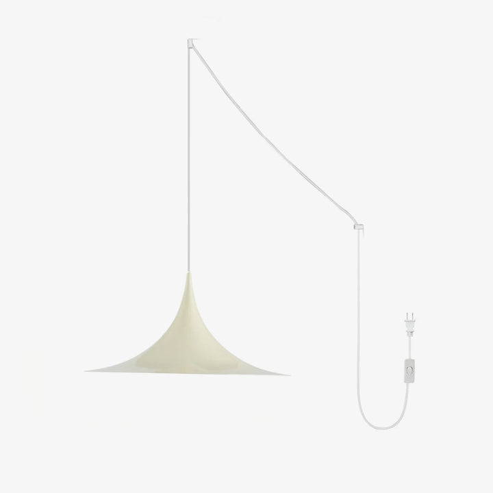 Lampa wisząca Semi z przewodem zawieszanym na haku