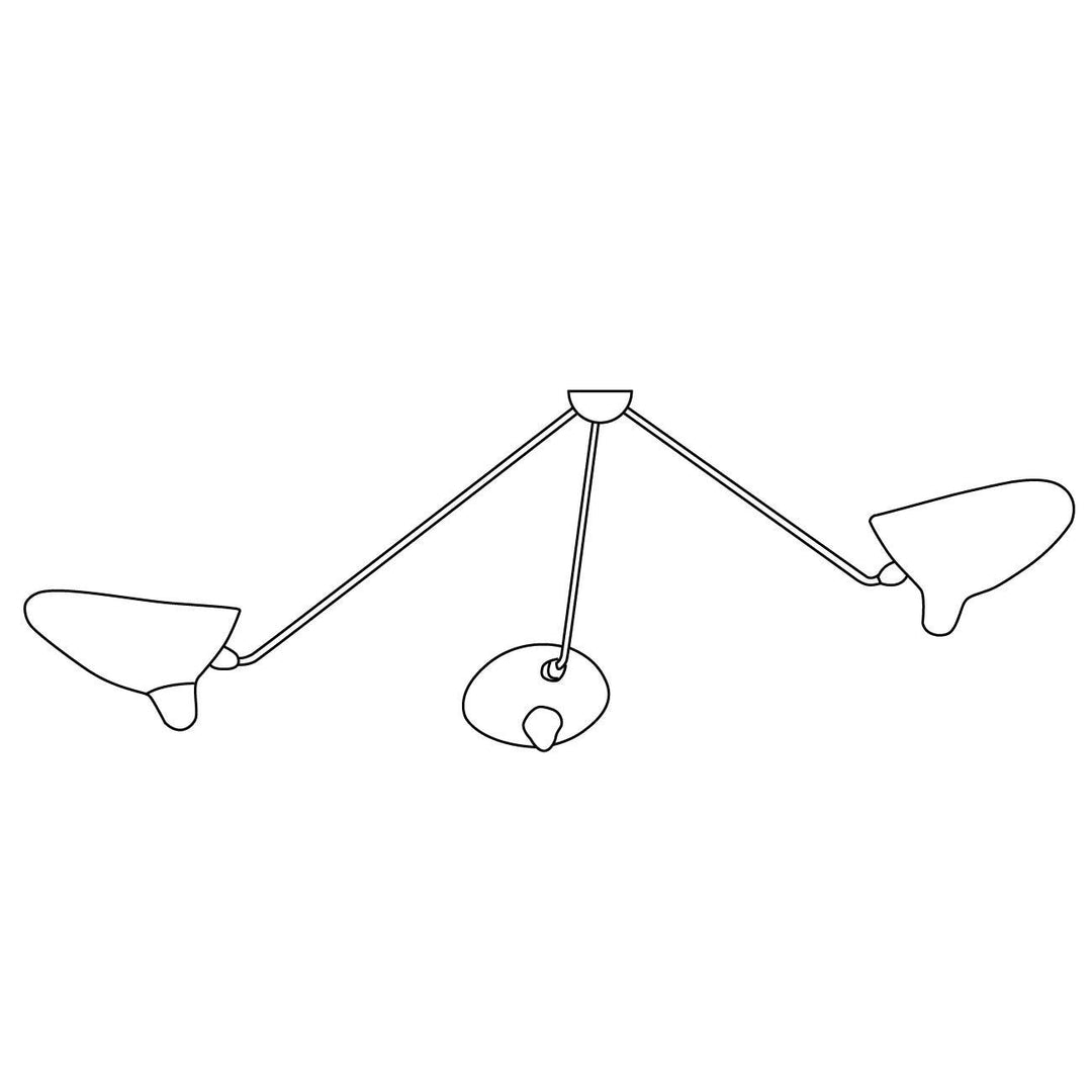 Lampa sufitowa Multi-Arm Spider B