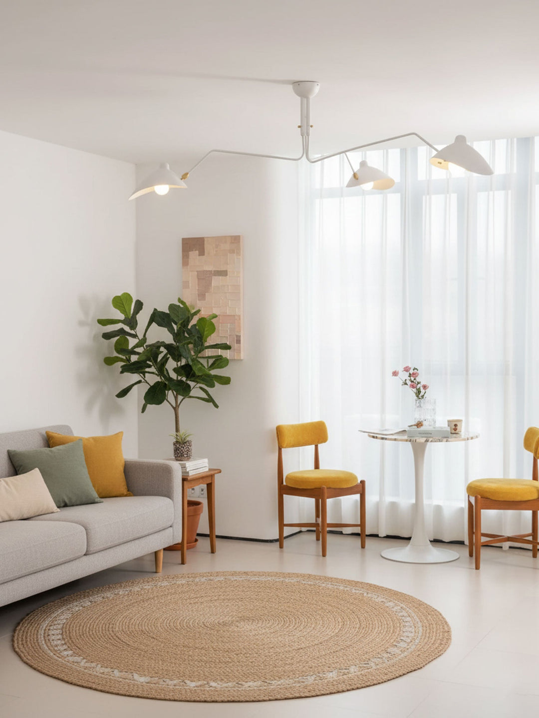 Lampa sufitowa z wieloma ramionami A