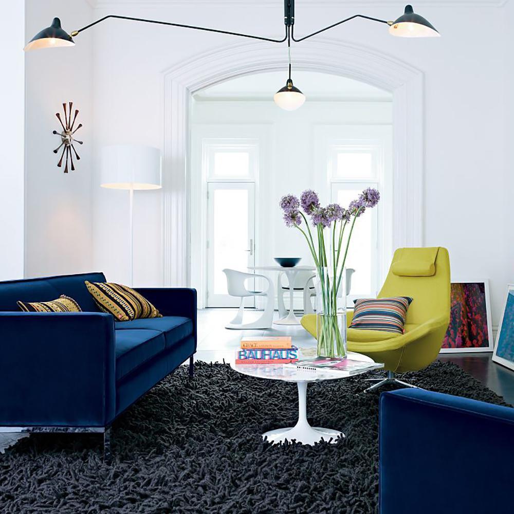 Lampa sufitowa z wieloma ramionami A