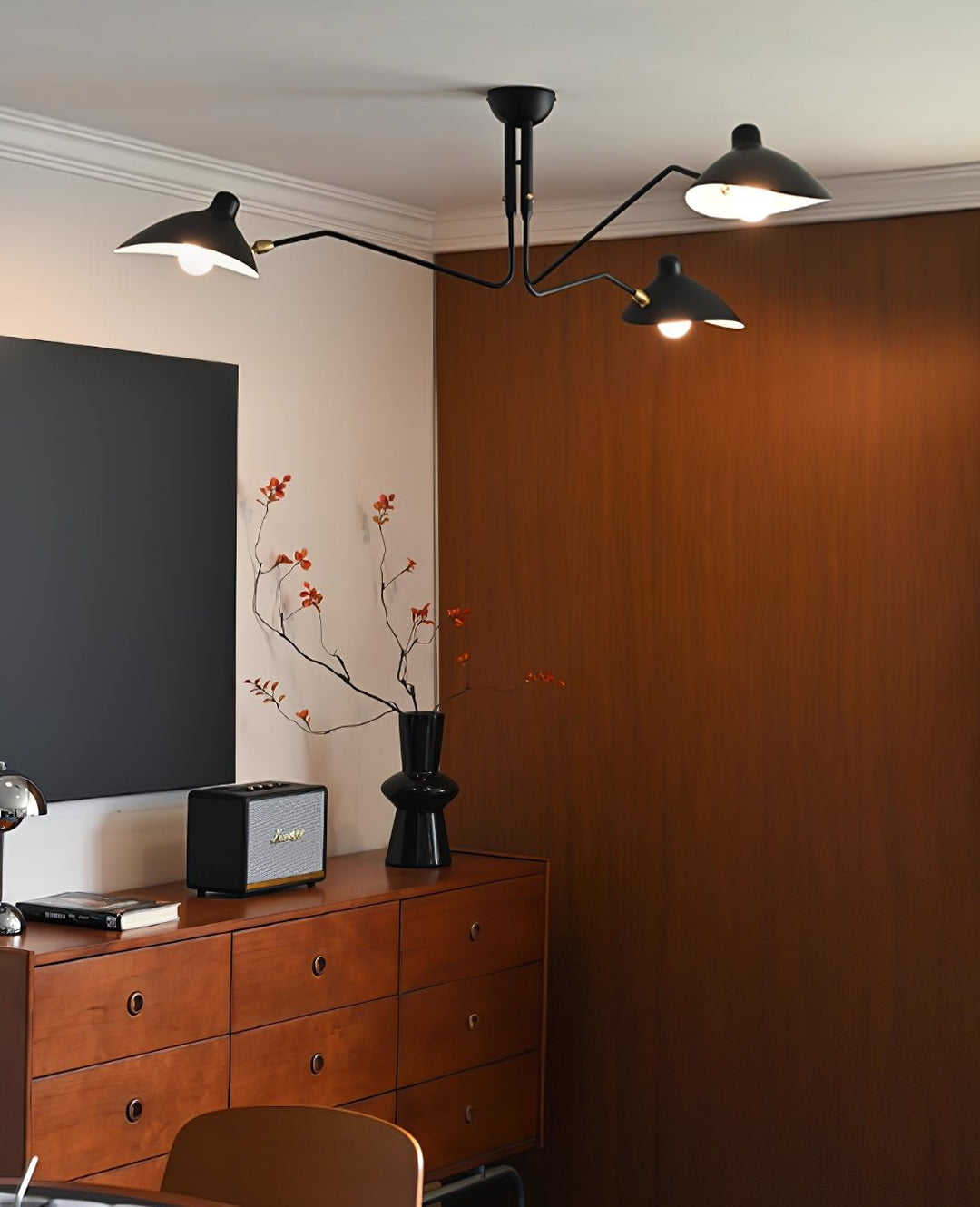 Lampa sufitowa z wieloma ramionami A