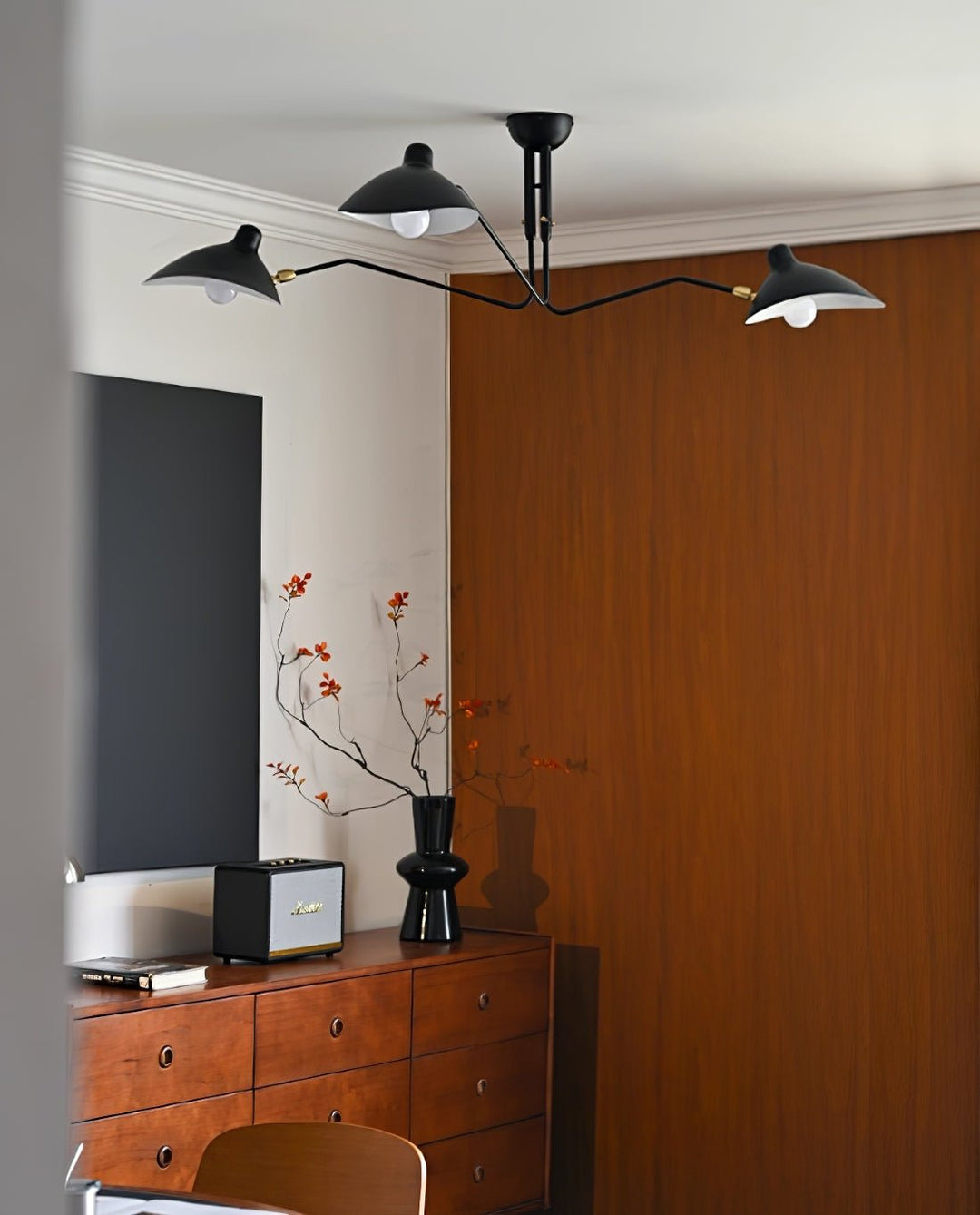 Lampa sufitowa z wieloma ramionami A