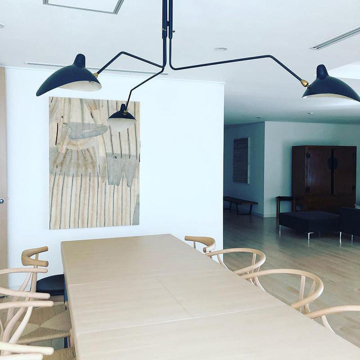 Lampa sufitowa z wieloma ramionami A