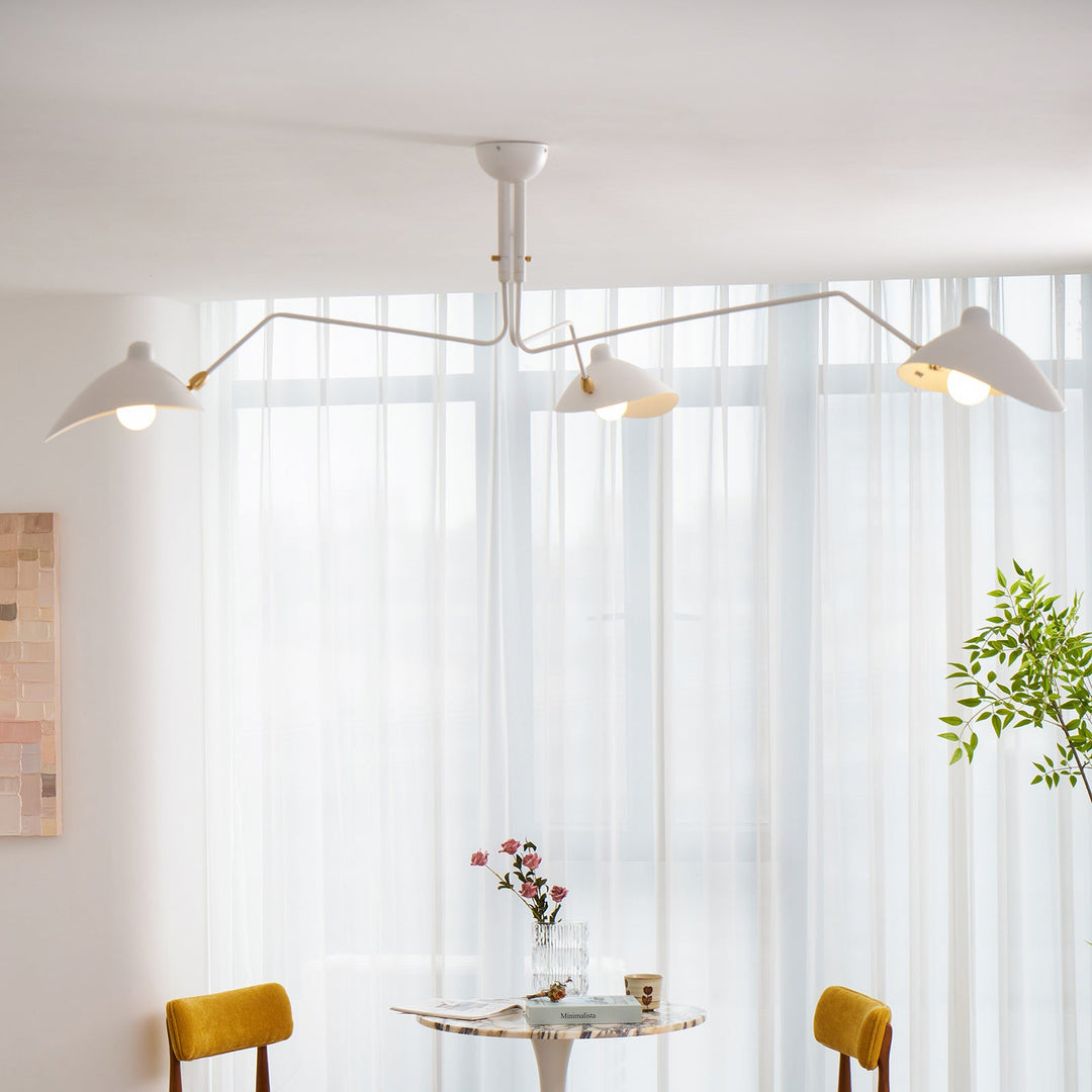 Lampa sufitowa z wieloma ramionami A