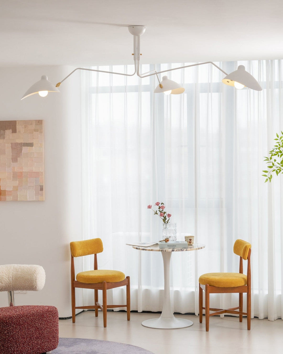 Lampa sufitowa z wieloma ramionami A