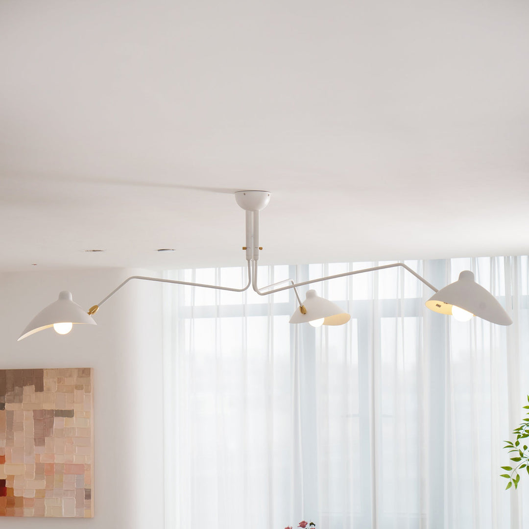Lampa sufitowa z wieloma ramionami A