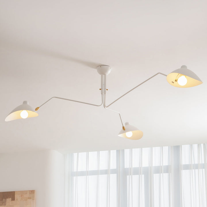 Lampa sufitowa z wieloma ramionami A