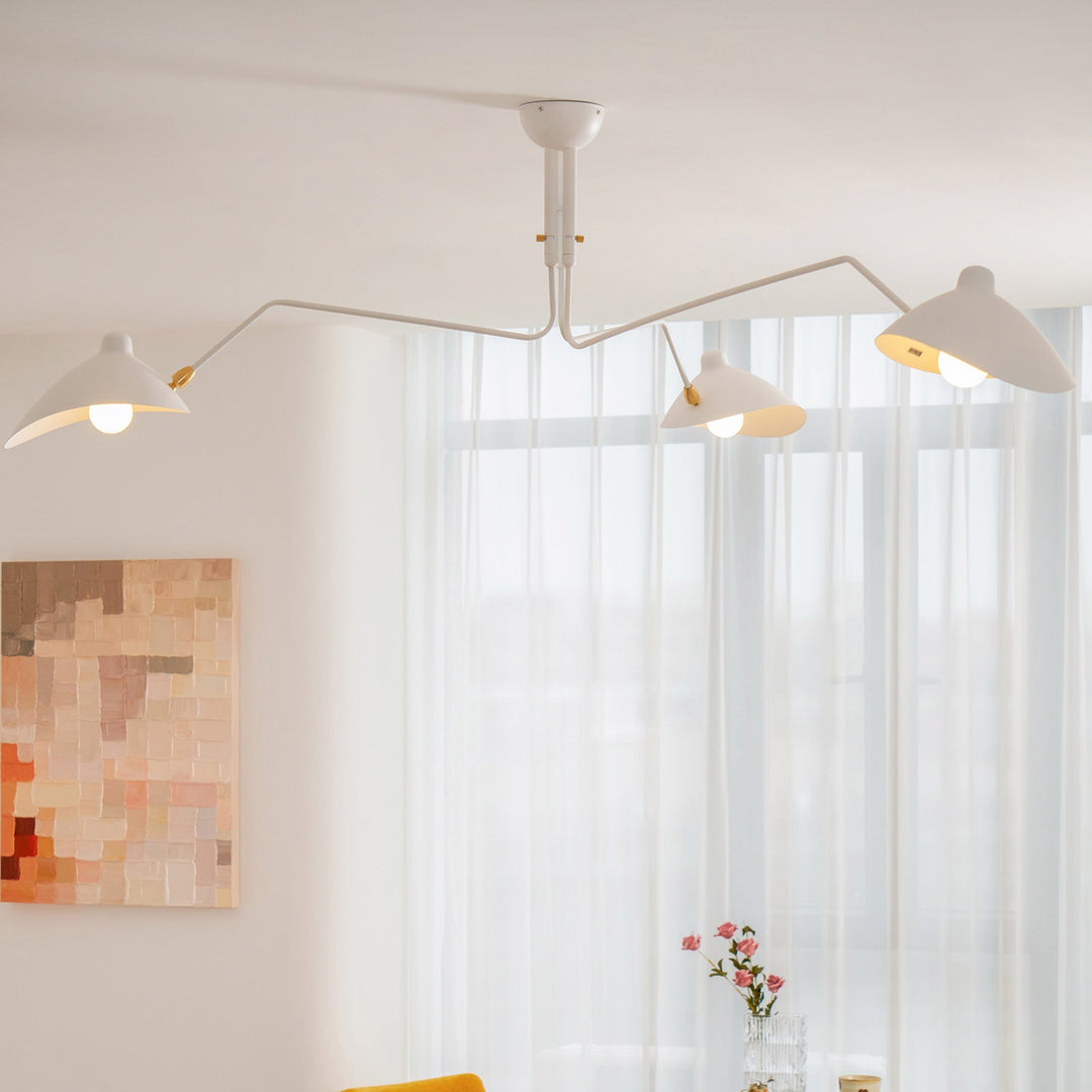 Lampa sufitowa z wieloma ramionami A