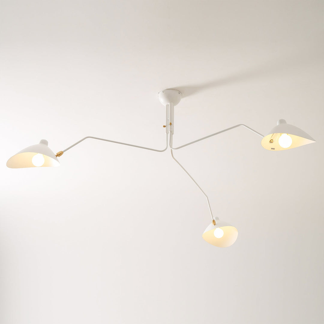 Lampa sufitowa z wieloma ramionami A