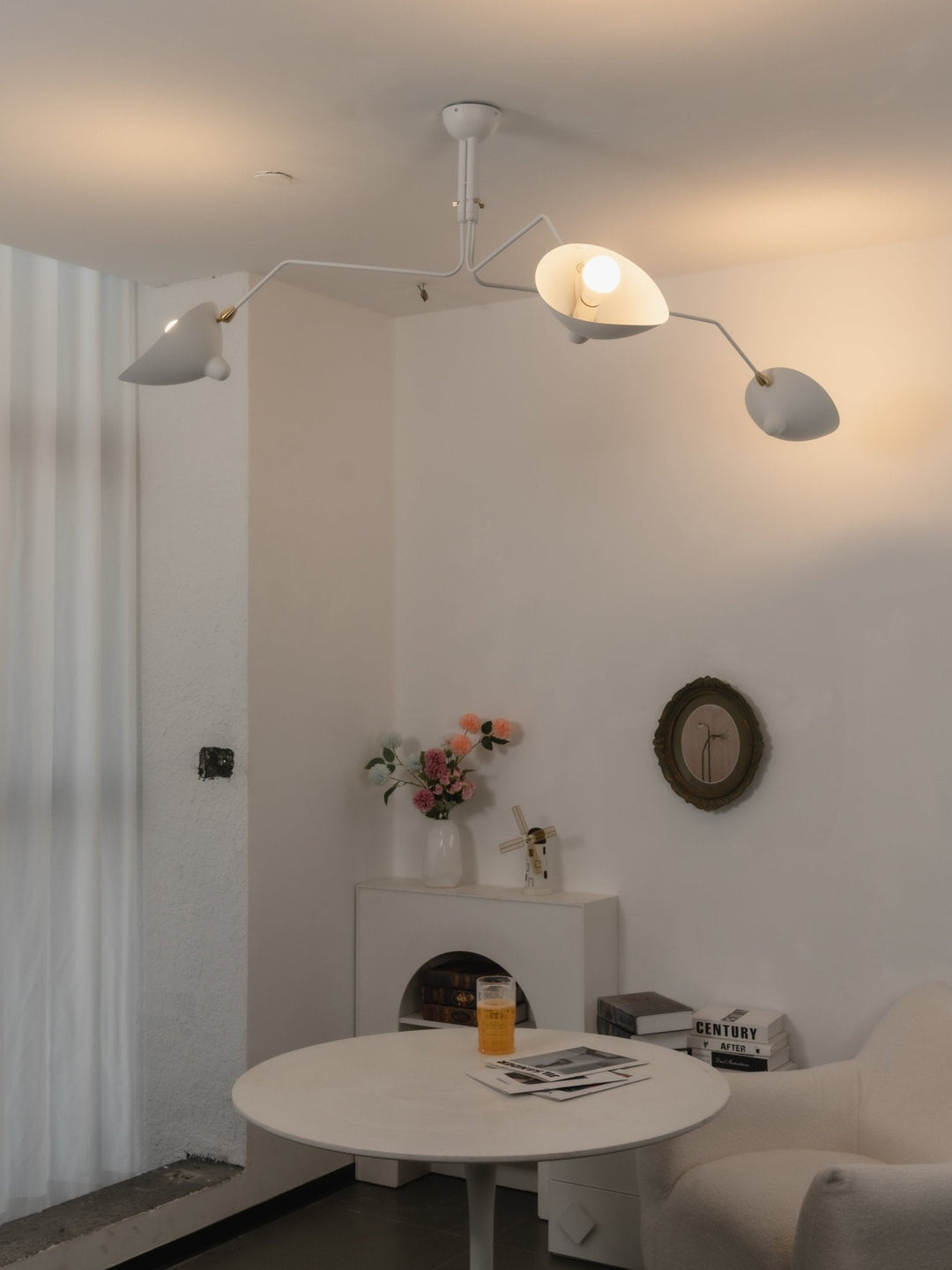 Lampa sufitowa z wieloma ramionami A