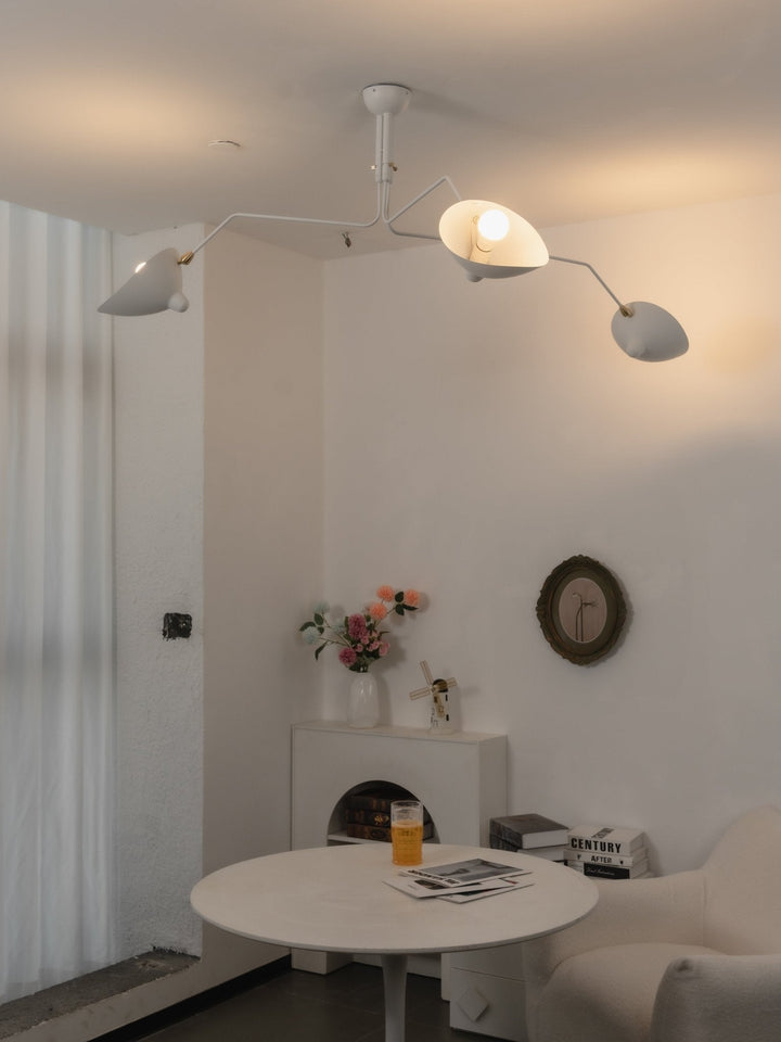 Lampa sufitowa z wieloma ramionami A