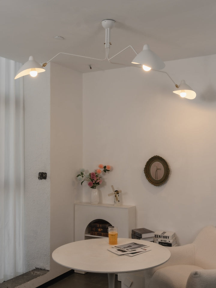 Lampa sufitowa z wieloma ramionami A