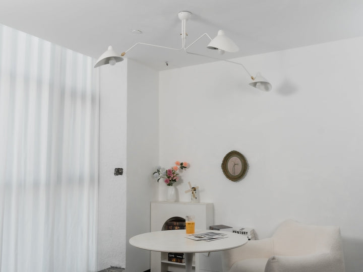 Lampa sufitowa z wieloma ramionami A