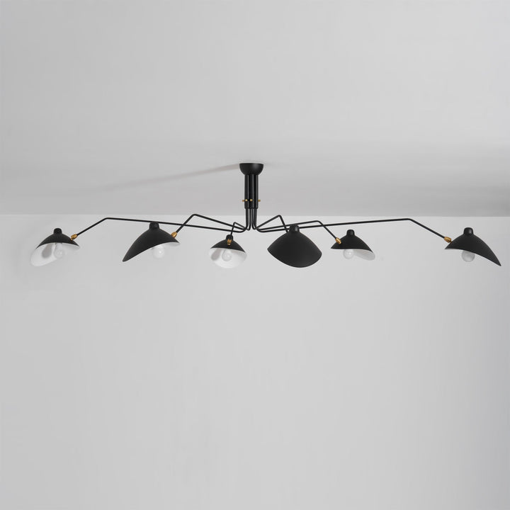 Lampa sufitowa z wieloma ramionami A