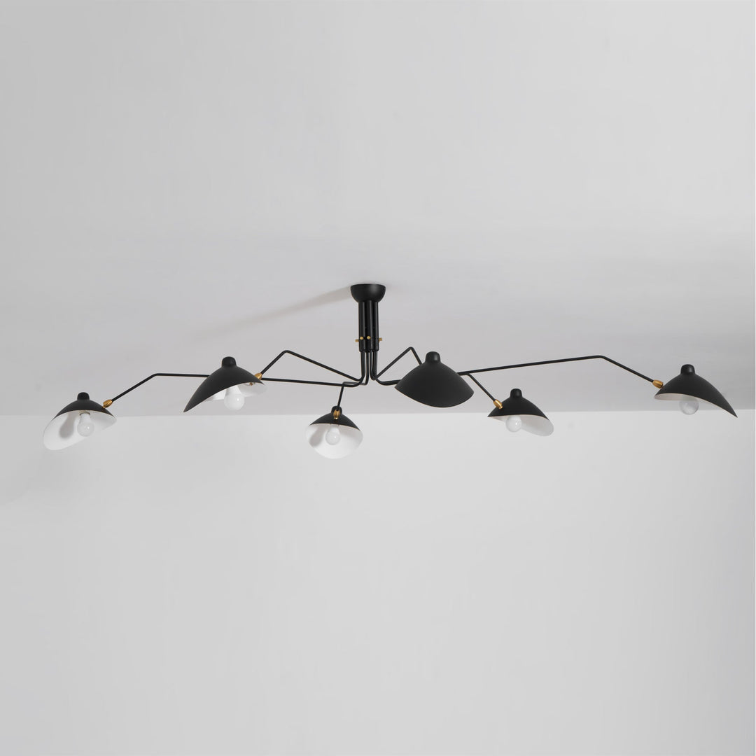 Lampa sufitowa z wieloma ramionami A
