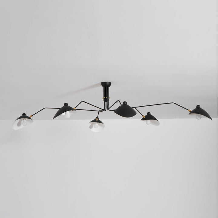 Lampa sufitowa z wieloma ramionami A