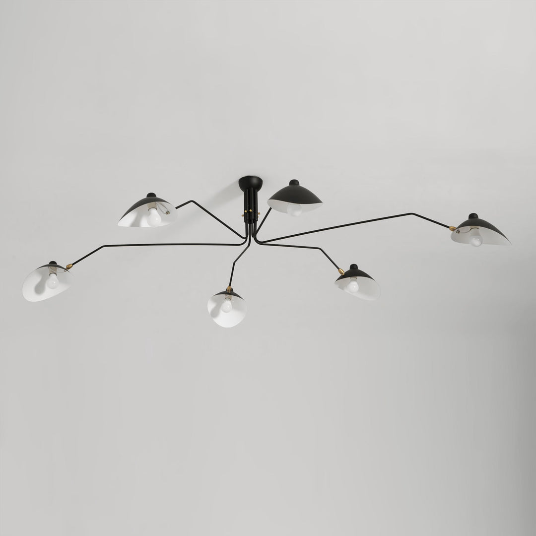 Lampa sufitowa z wieloma ramionami A