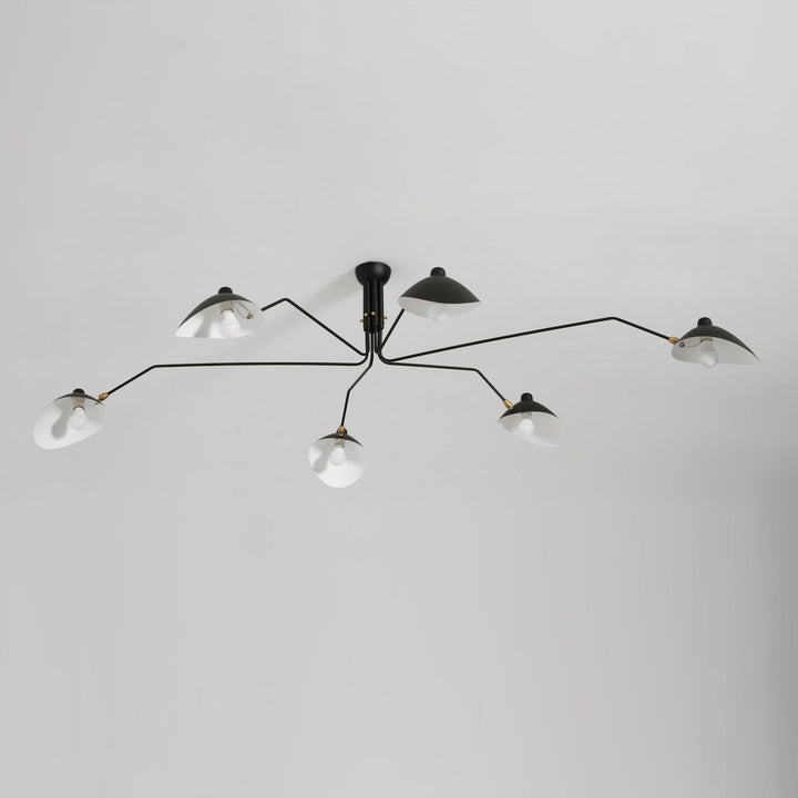 Lampa sufitowa z wieloma ramionami A