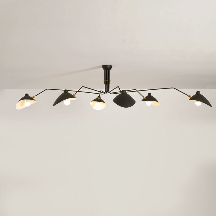 Lampa sufitowa z wieloma ramionami A