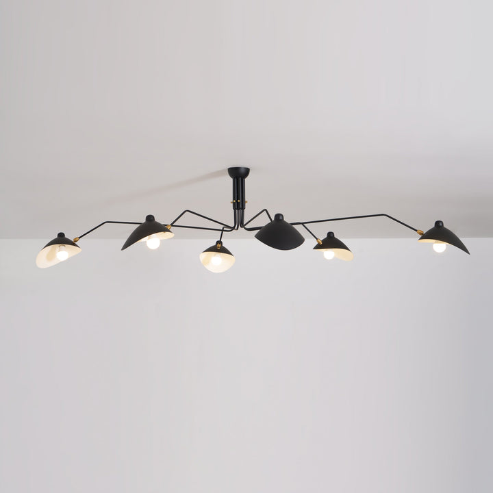 Lampa sufitowa z wieloma ramionami A