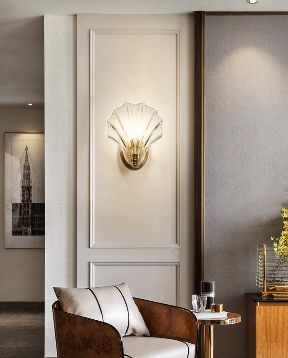 Lampa ścienna Shell