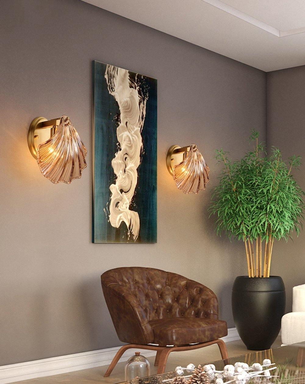 Lampa ścienna Shell