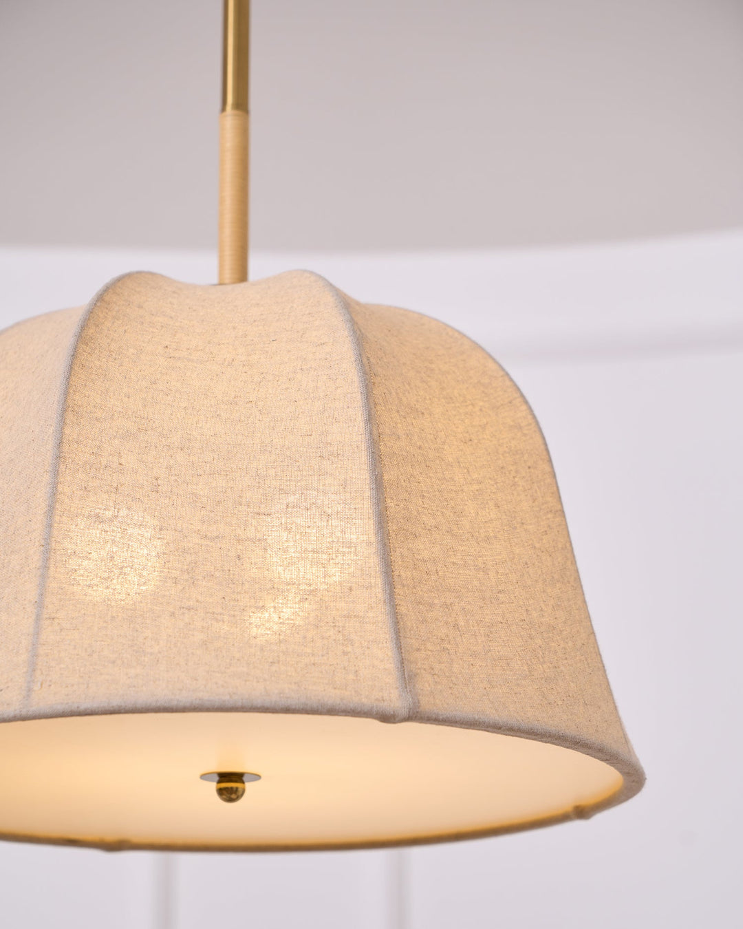 Lampa wisząca Sienna z lnu