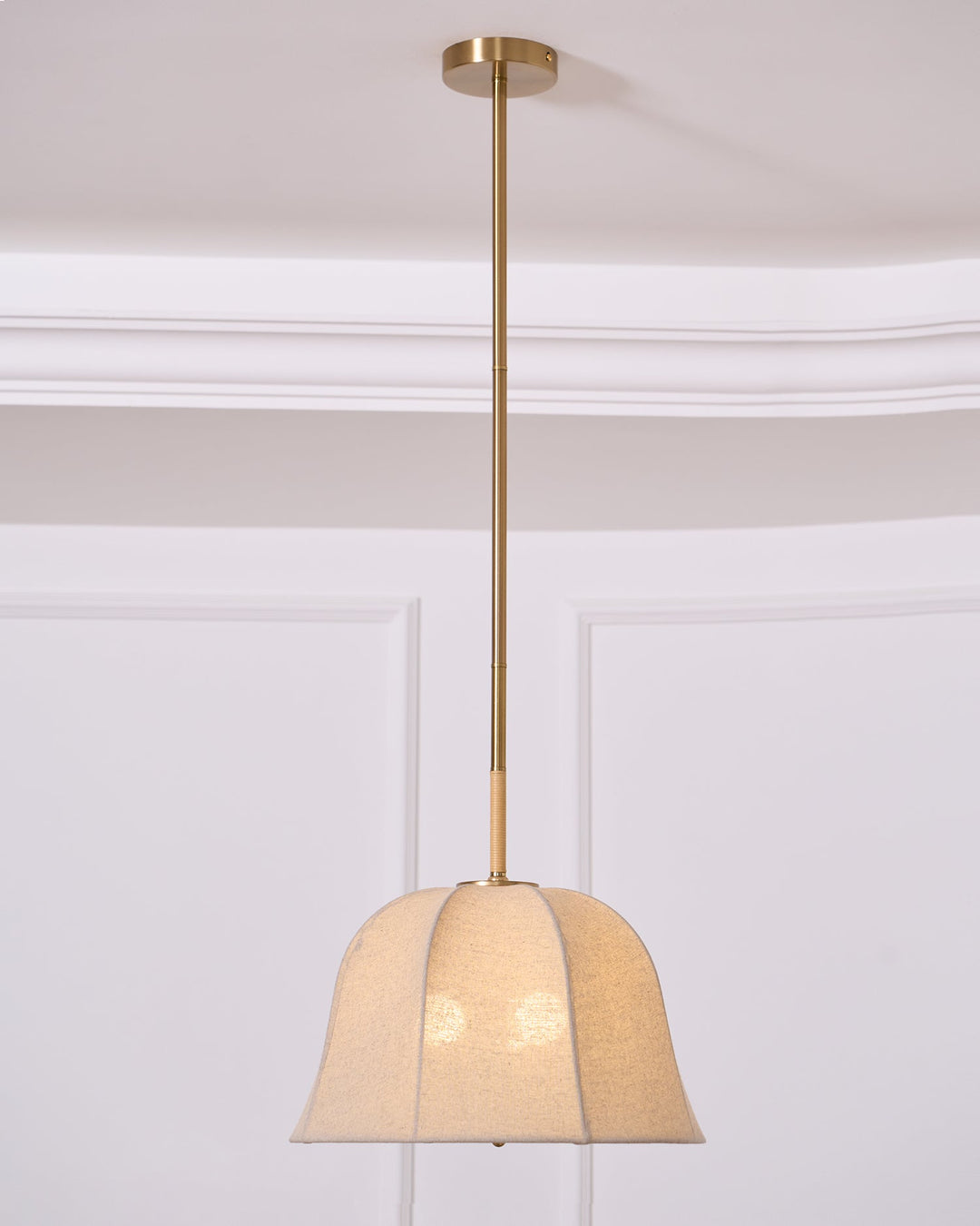 Lampa wisząca Sienna z lnu